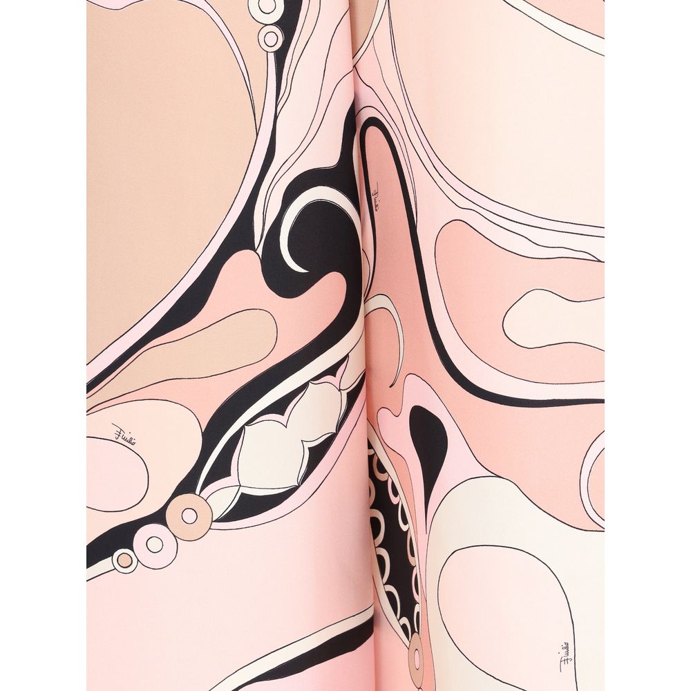 Emilio Pucci Orchid print silk Pants
