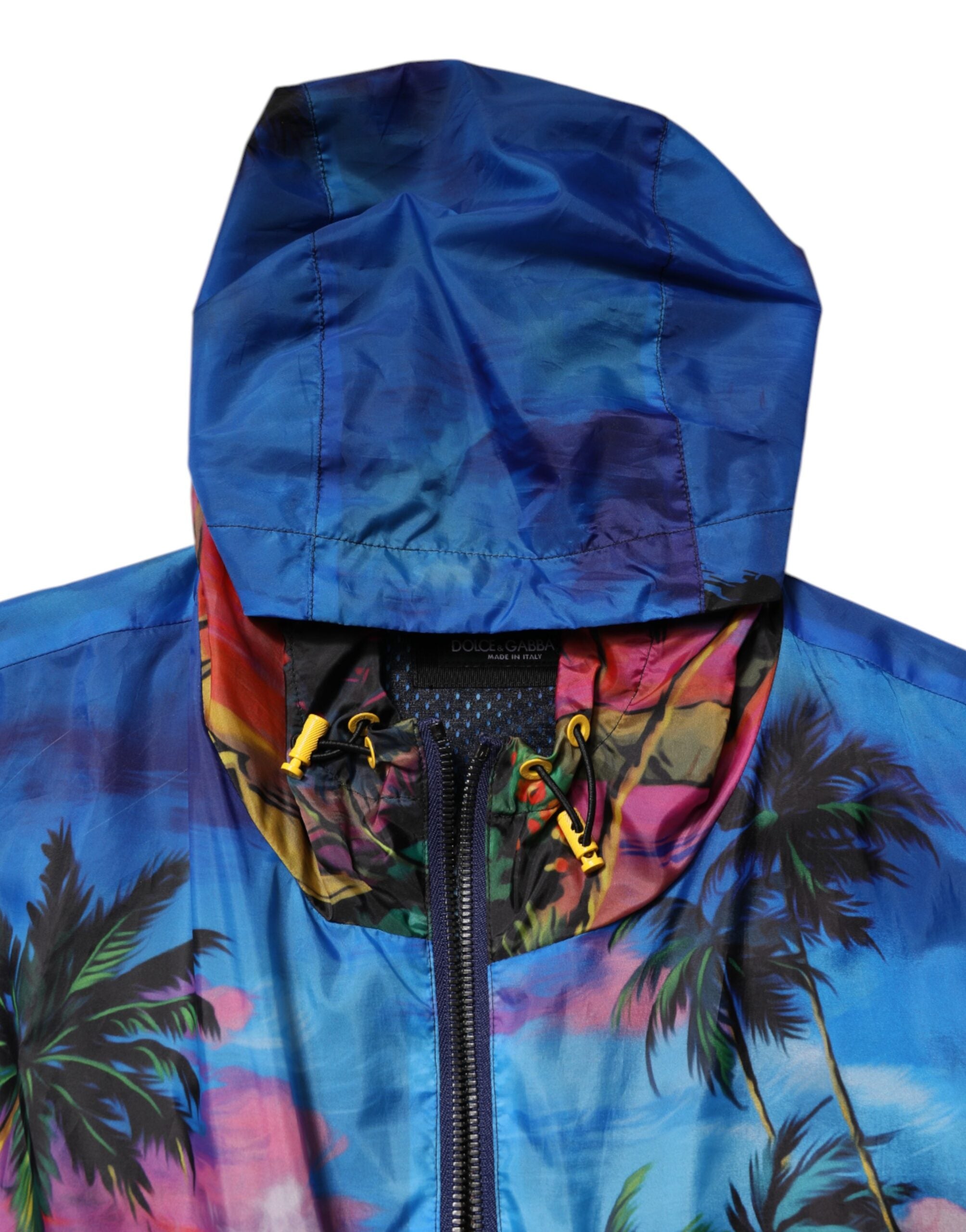 Dolce &amp; Gabbana Windjacke mit Kapuze und mehrfarbigem Print