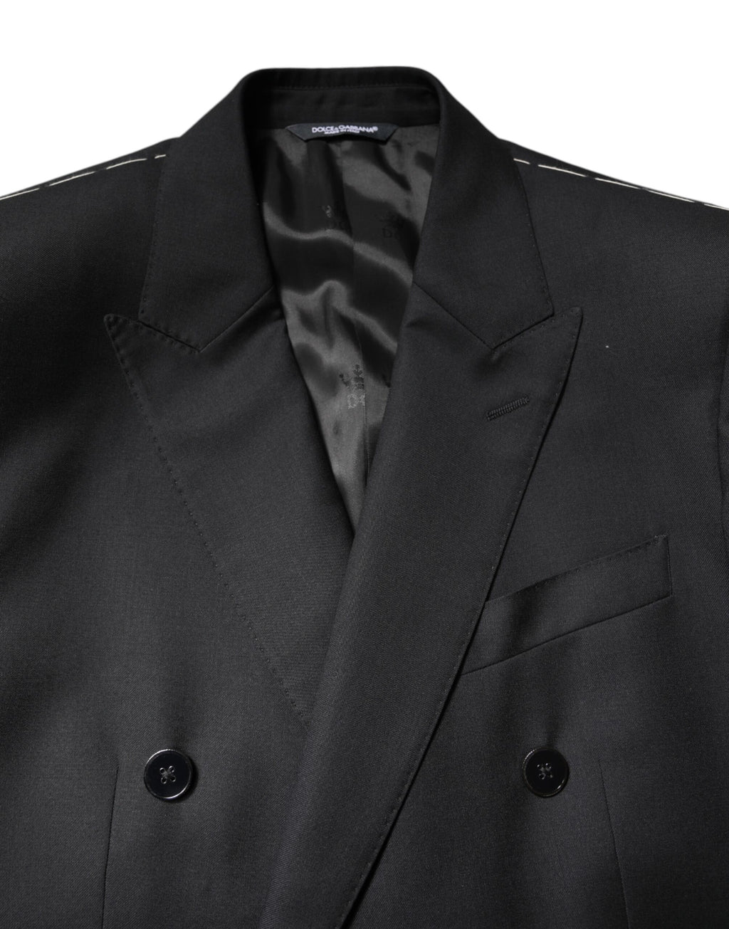 Blazer croisé noir MARTINI Dolce &amp; Gabbana