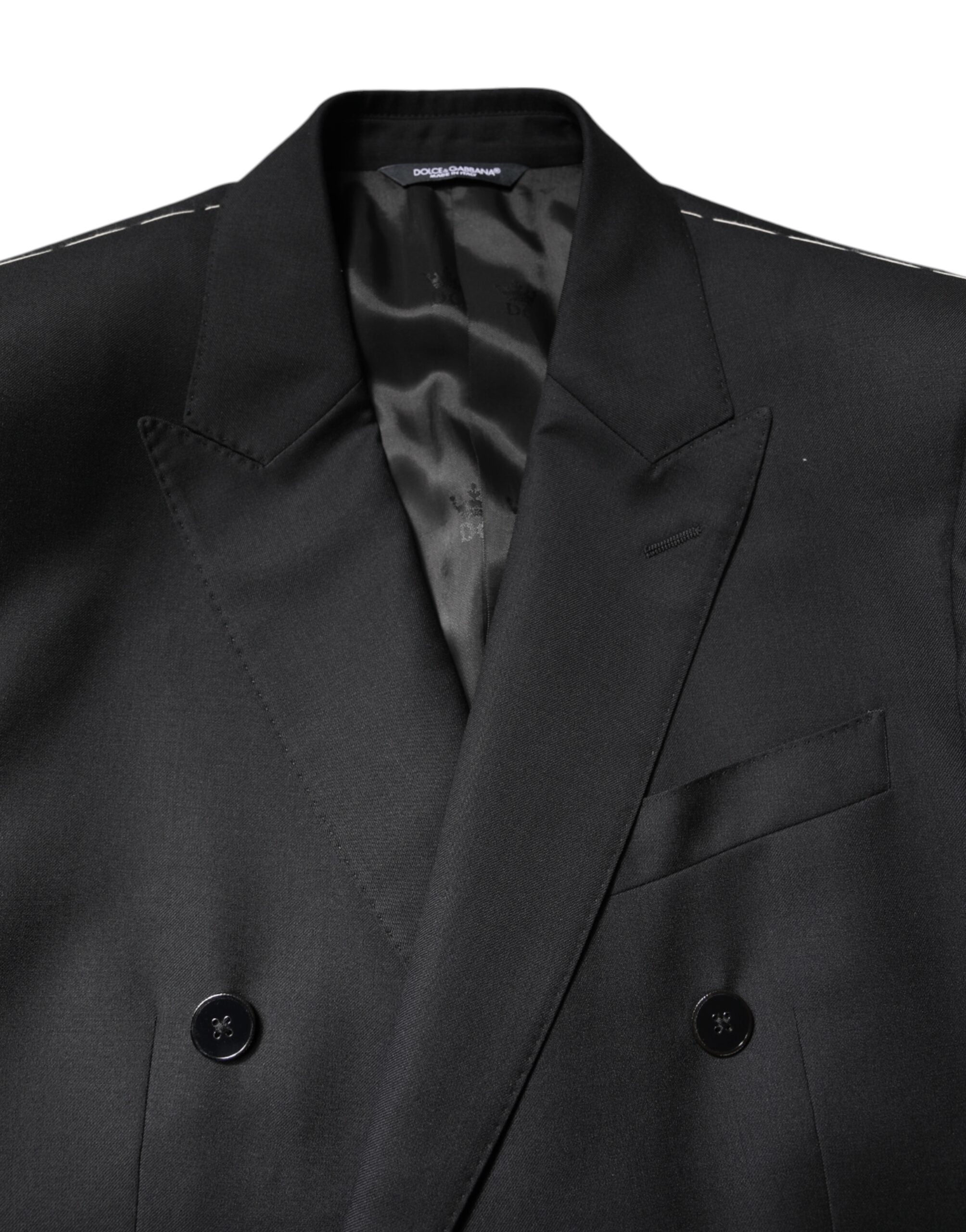 Blazer croisé noir MARTINI Dolce &amp; Gabbana
