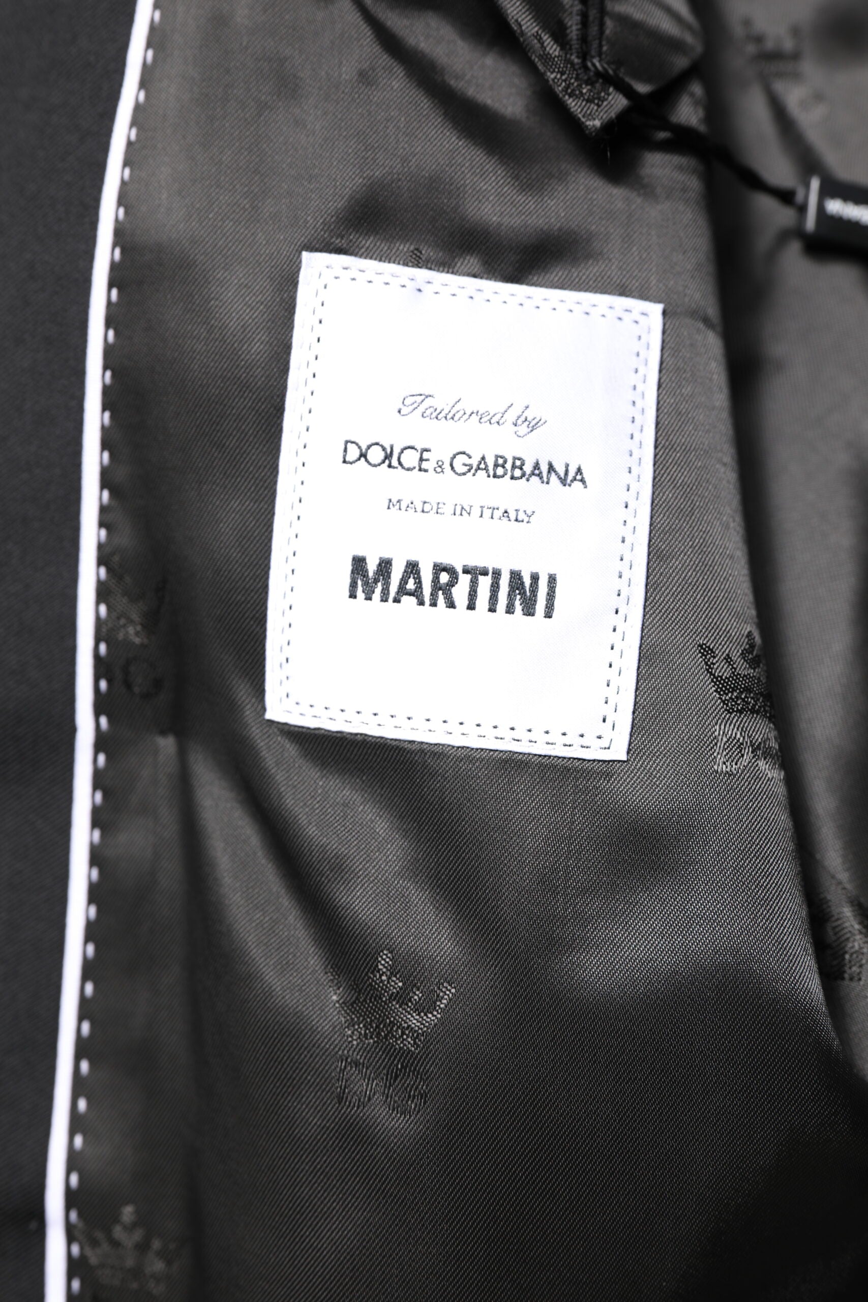 Blazer croisé noir MARTINI Dolce &amp; Gabbana