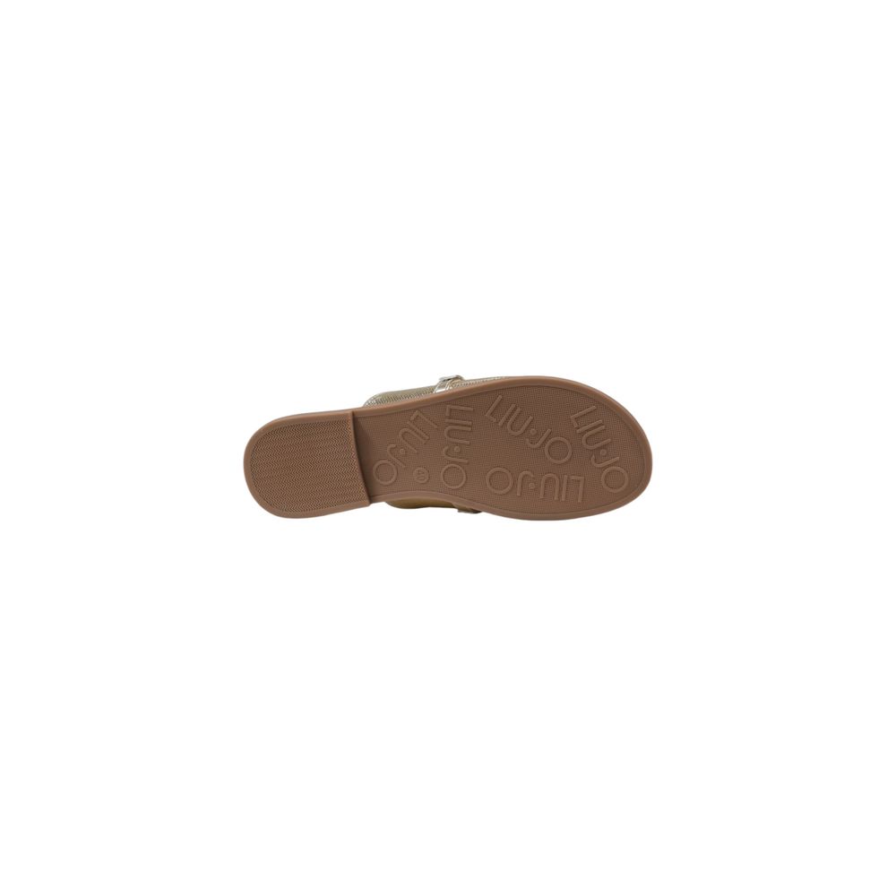 Liu Jo Gold Polyethylene Sandal