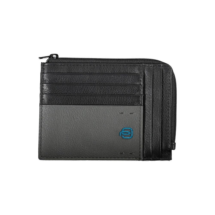 Piquadro Black Leather Men Wallet