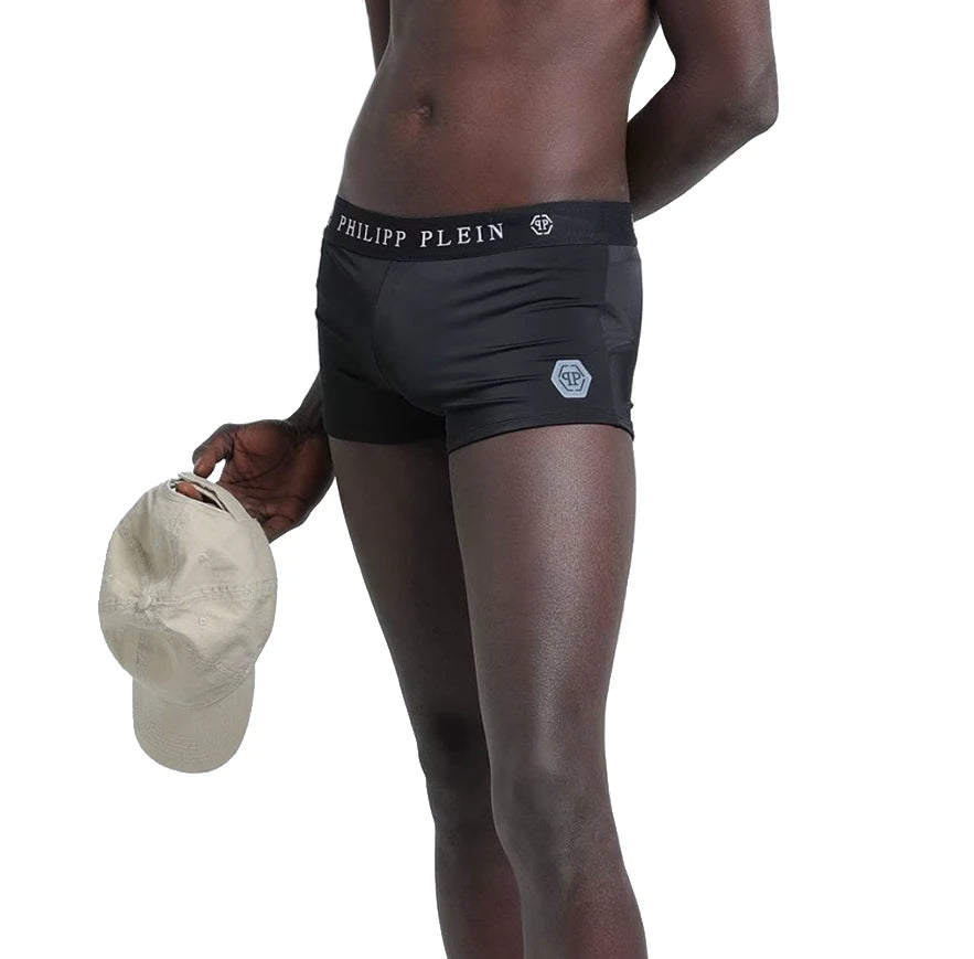 Philipp Plein Swimwear Black Man