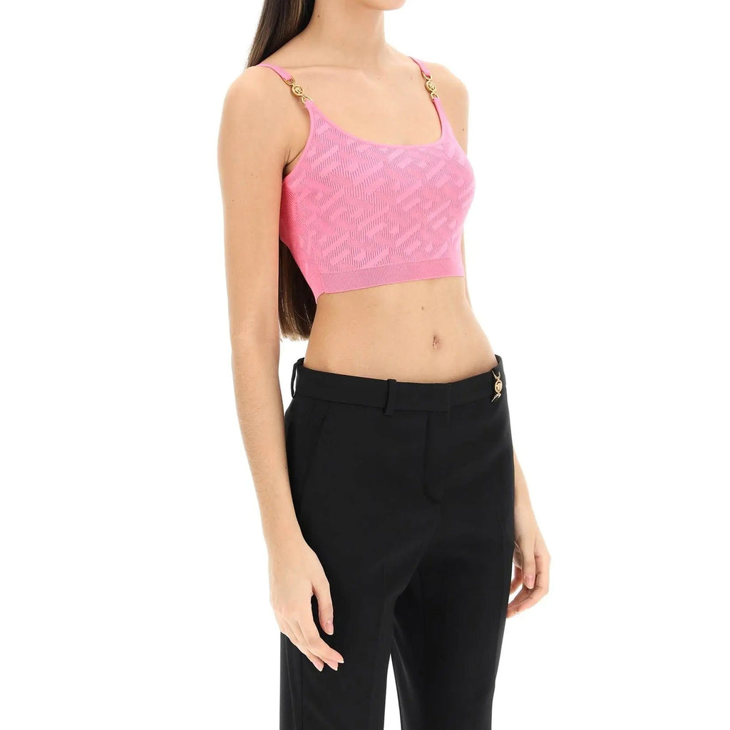Versace La Greca Cropped Top – Siebentaschen