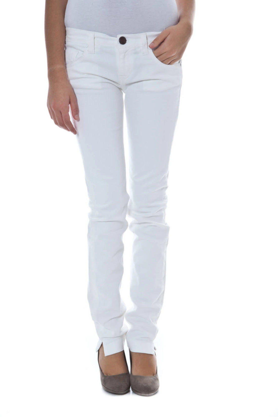 PHARD WOMEN&#39;S WHITE PANTS