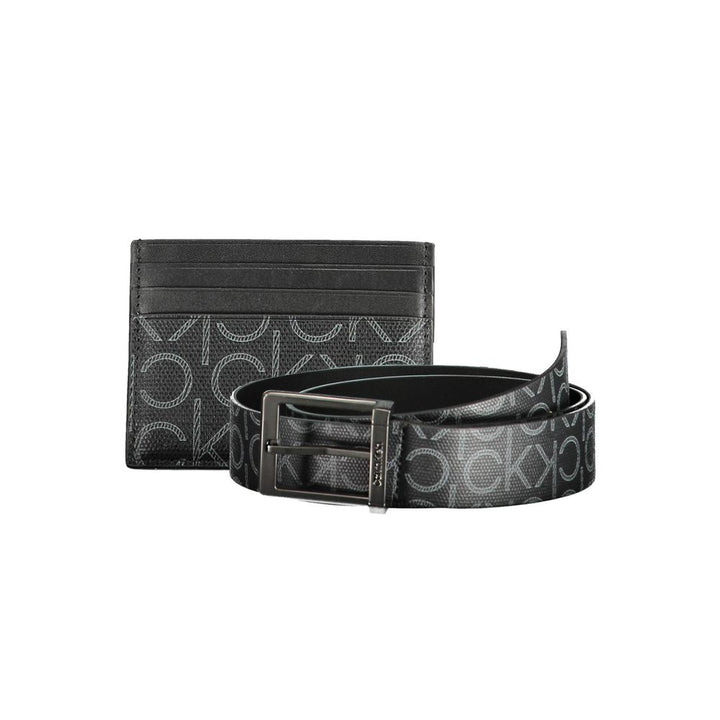 Calvin Klein Black Polyethylene Mens Wallet