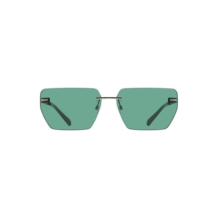 Calvin Klein Green Metal Men Sunglass