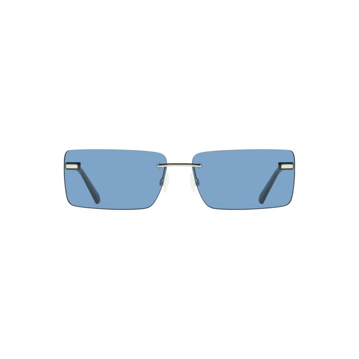 Calvin Klein Blue Metal Women Sunglass