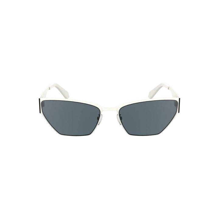 Calvin Klein White Metal Women Sunglass