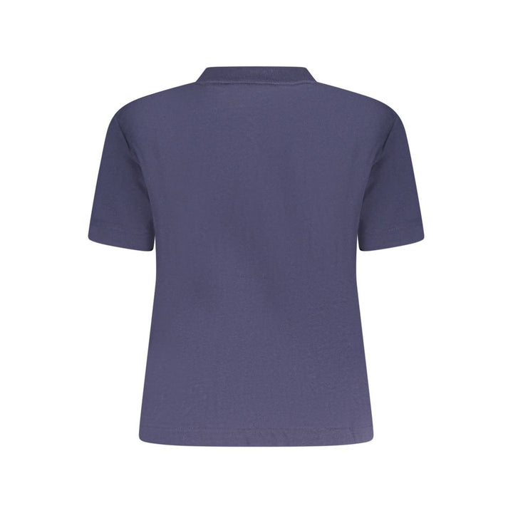 Calvin Klein Blue Cotton Women T-Shirt