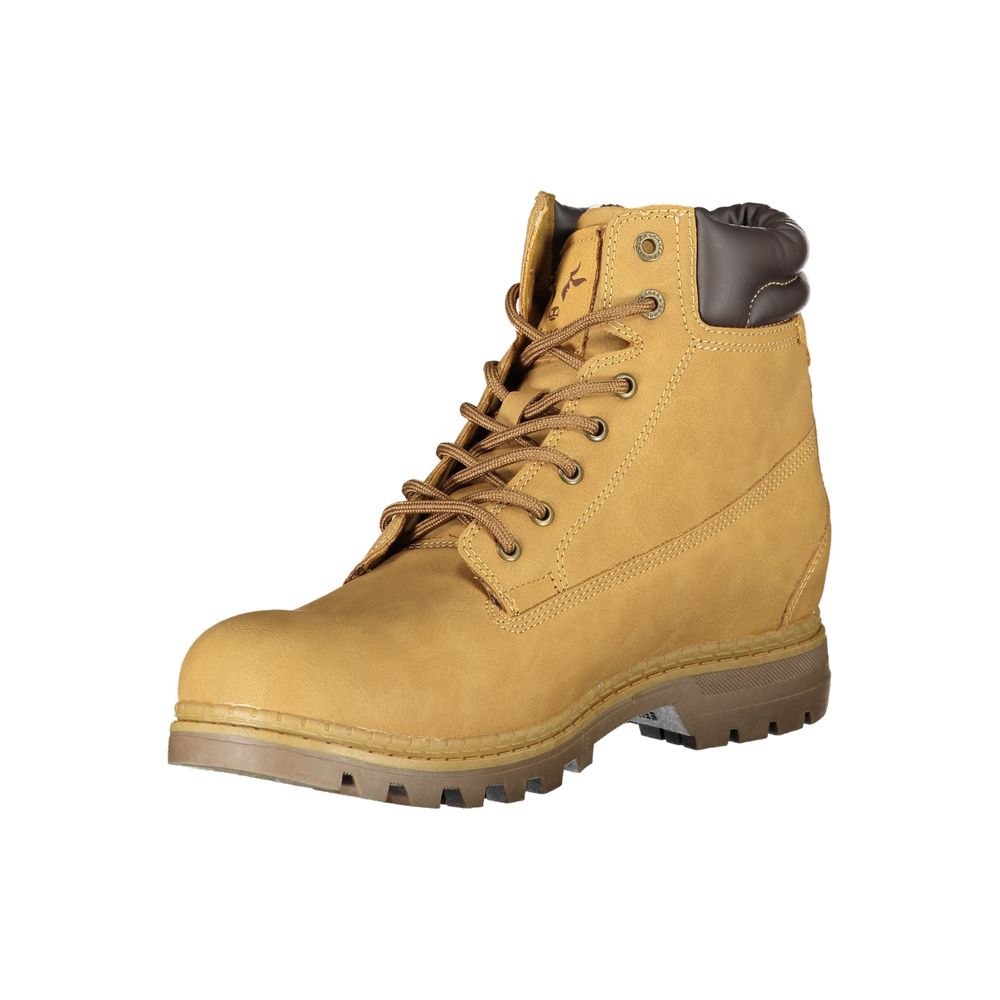 Carrera – Modische Schnürstiefel in leuchtendem Gelb