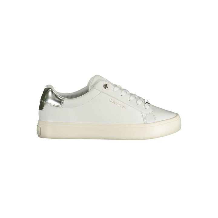 Calvin Klein White Leather Women Sneaker
