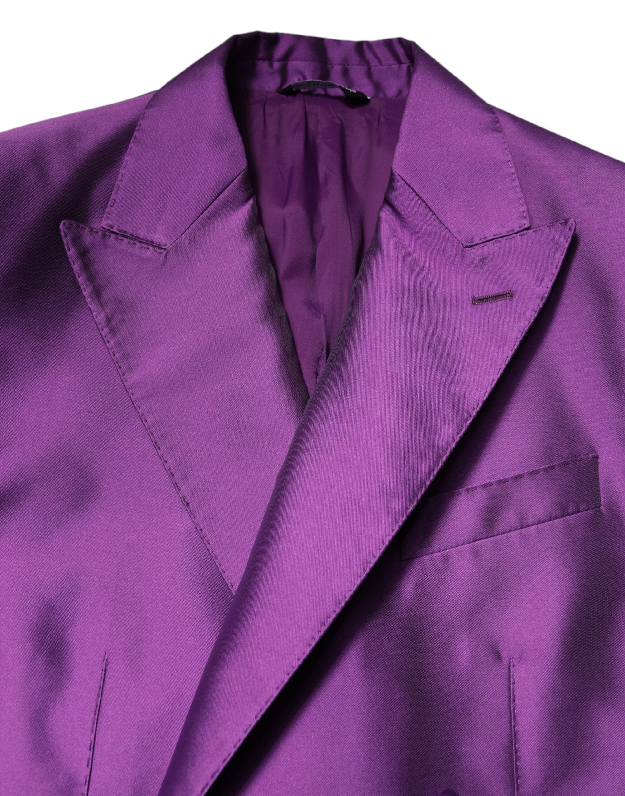 Blazer croisé violet pour homme Dolce &amp; Gabbana