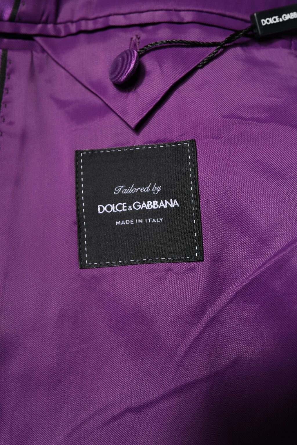 Blazer croisé violet pour homme Dolce &amp; Gabbana