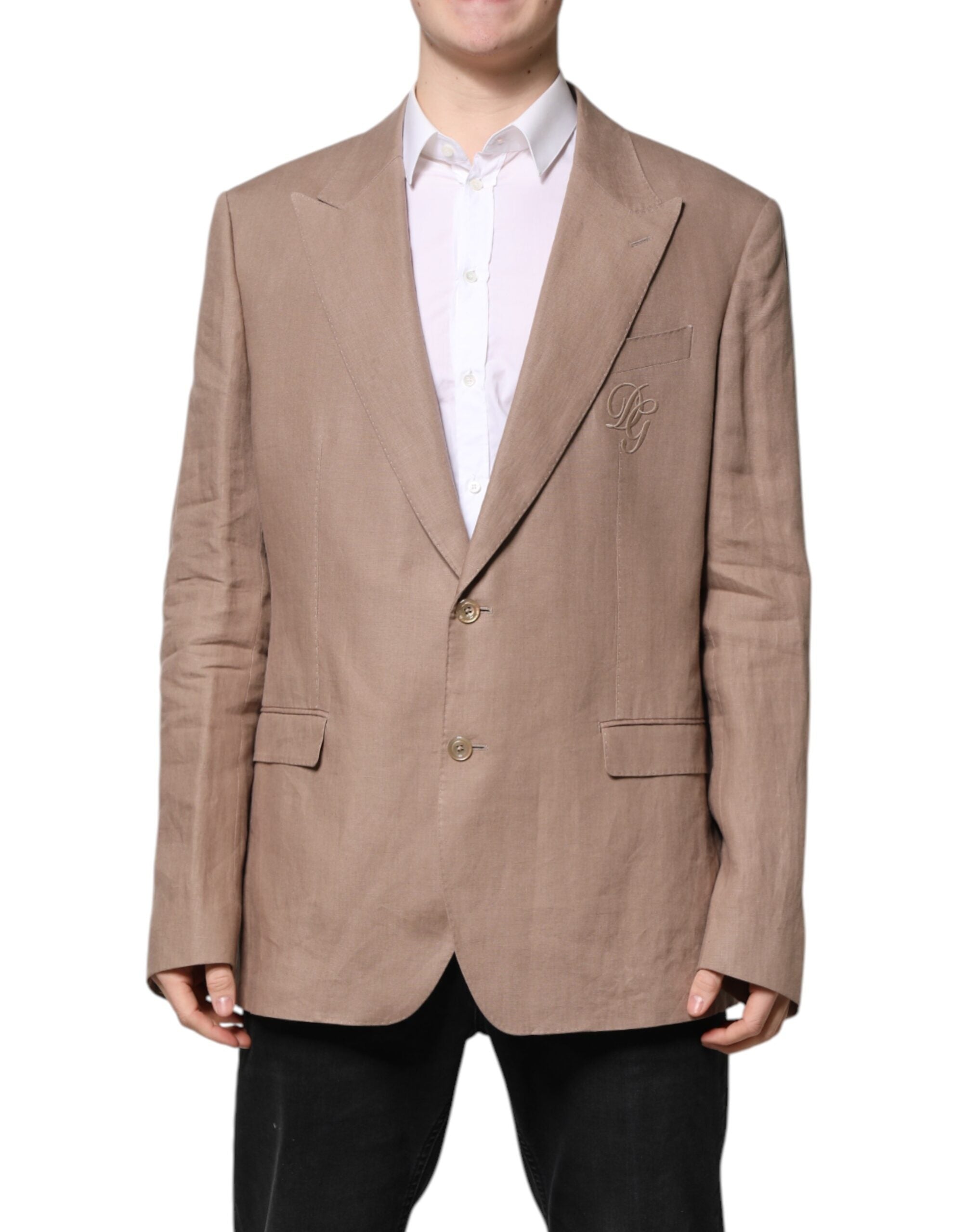 Blazer croisé beige TAORMINA de Dolce &amp; Gabbana