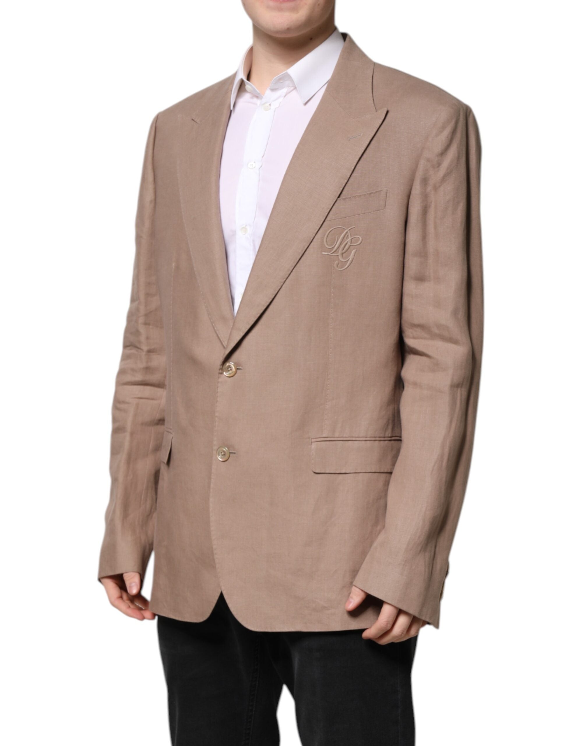 Blazer croisé beige TAORMINA de Dolce &amp; Gabbana