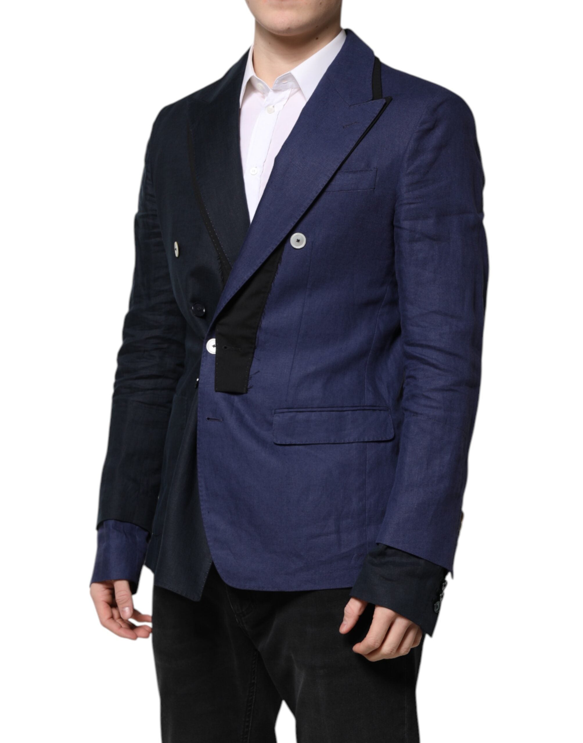 Blazer croisé bleu marine Dolce &amp; Gabbana