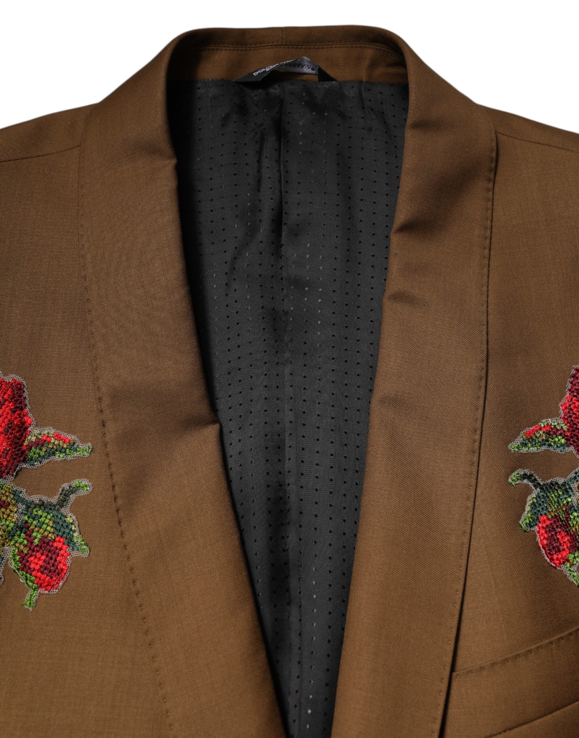 Blazer simple boutonnage Dolce &amp; Gabbana marron MARTINI
