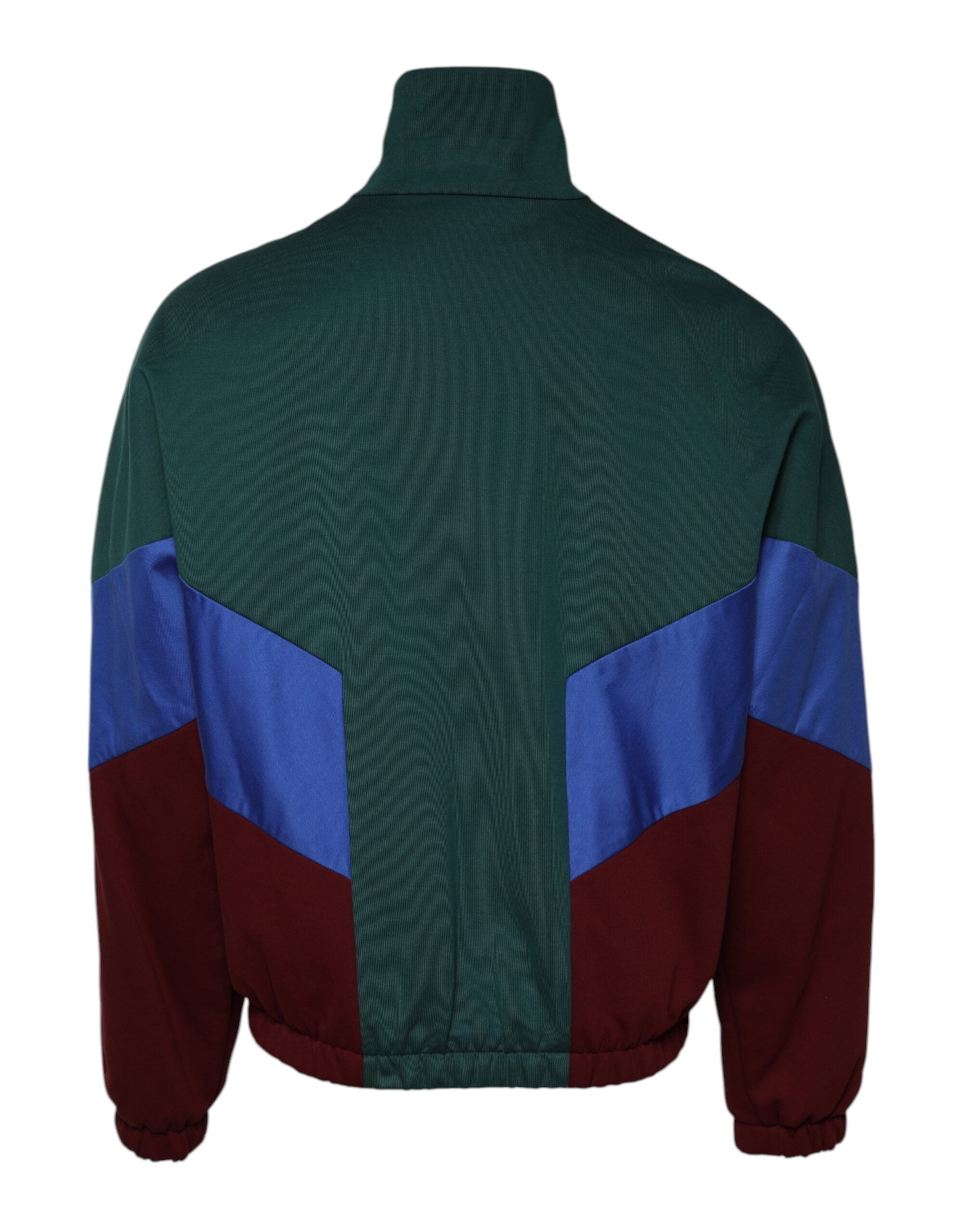 Veste zippée en coton multicolore avec logo Dolce &amp; Gabbana