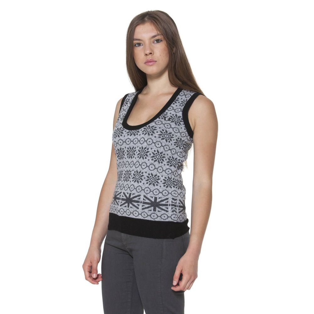 Grauer Wollpullover von Fred Perry