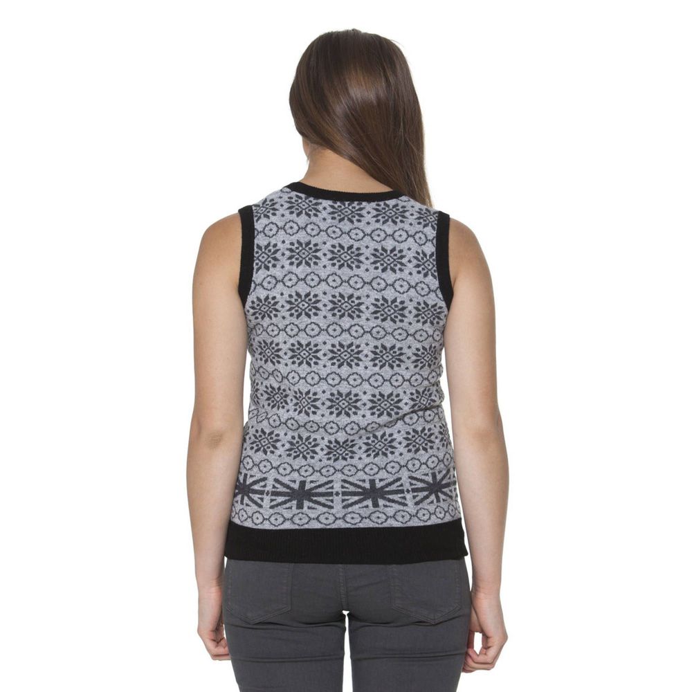 Grauer Wollpullover von Fred Perry