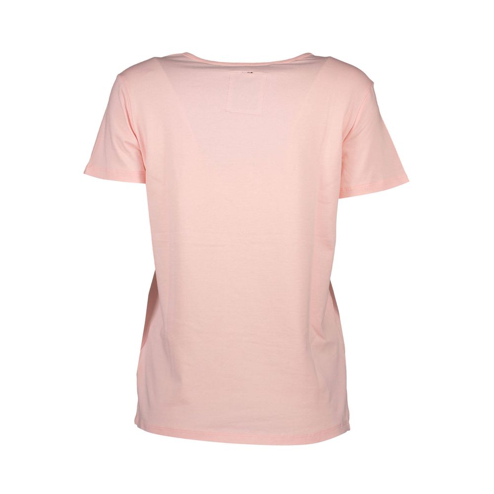T-shirt unisexe en coton rose Silvian Heach