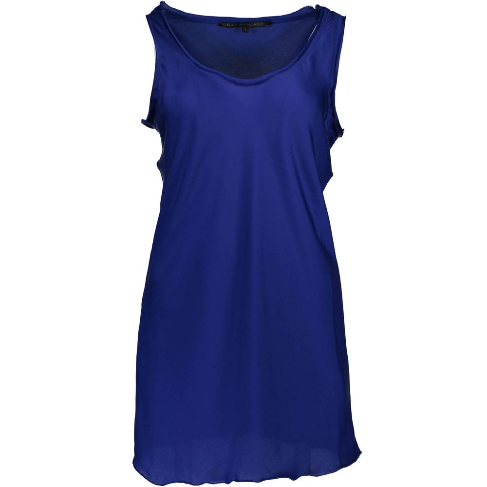 Débardeur femme Silvian Heach en polyester bleu