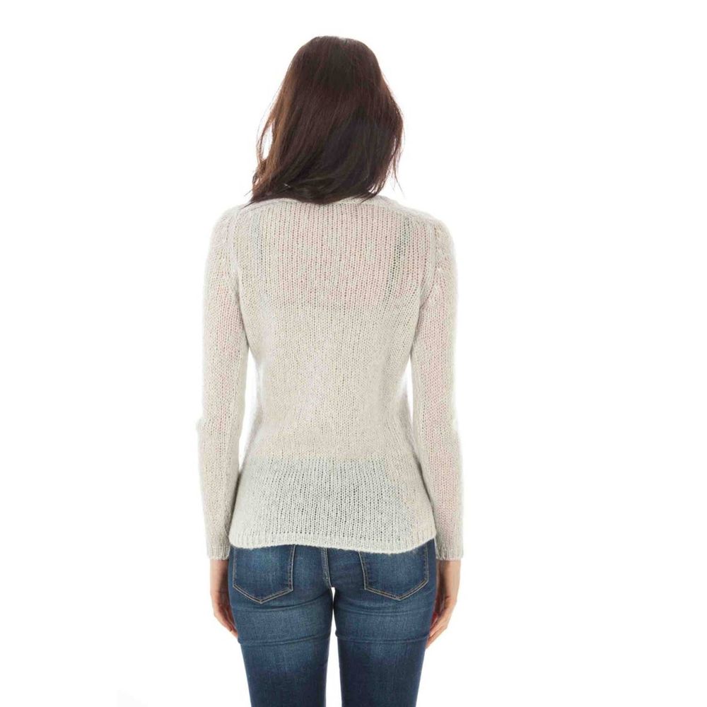 Weißer Wollpullover von Fred Perry