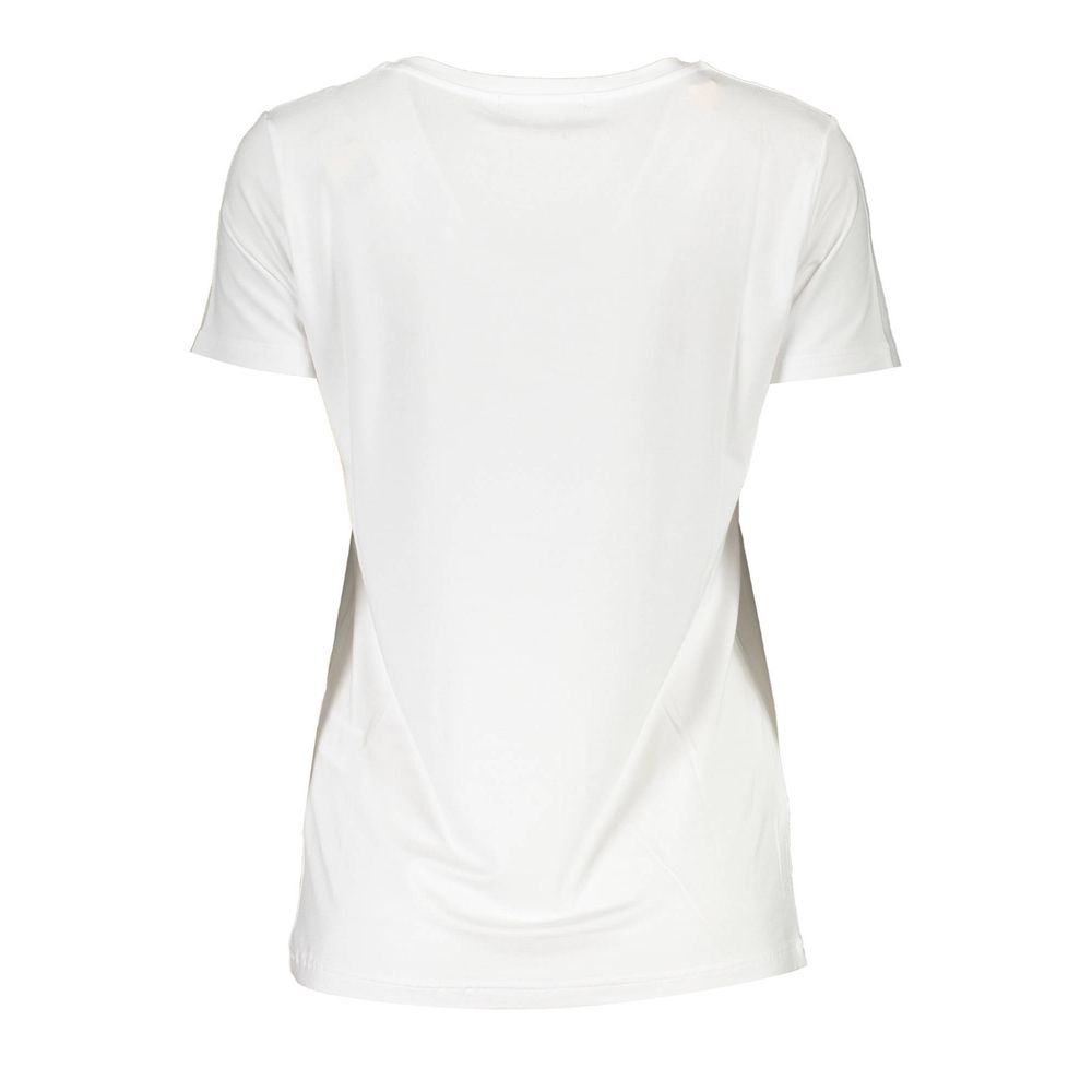 T-shirt femme blanc élasthanne Scervino Street