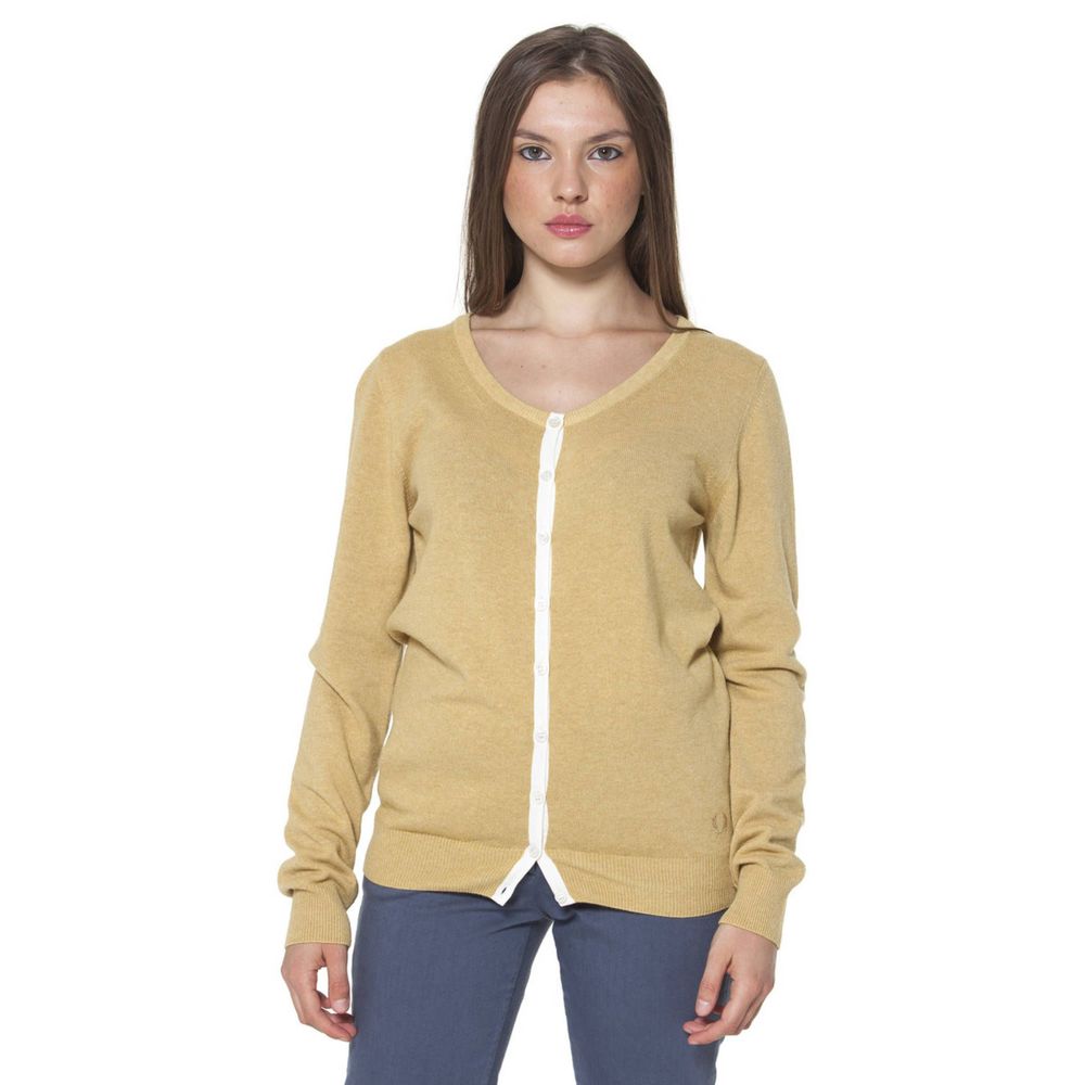 Gelber Nylonpullover von Fred Perry