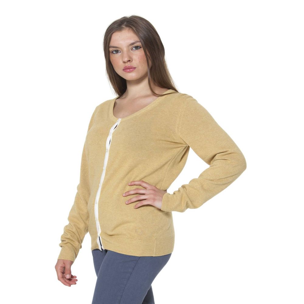 Gelber Nylonpullover von Fred Perry