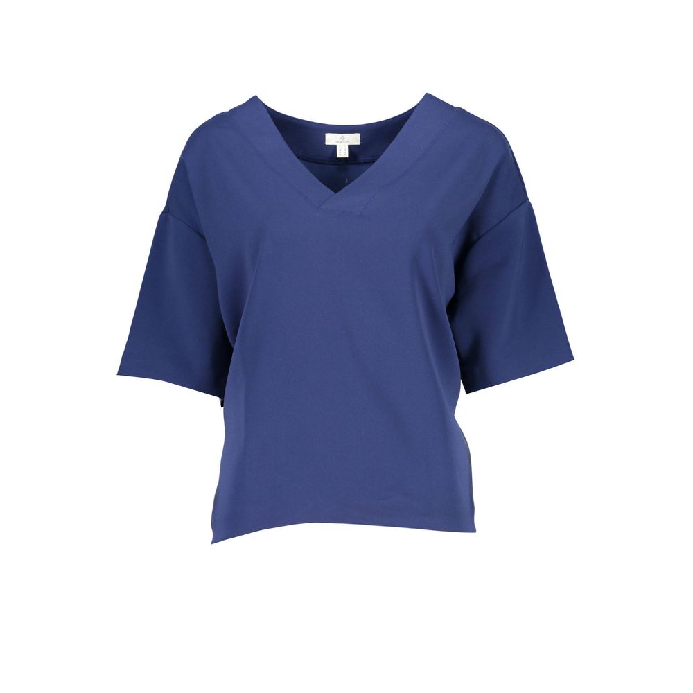 T-shirt unisexe en coton bleu Gant