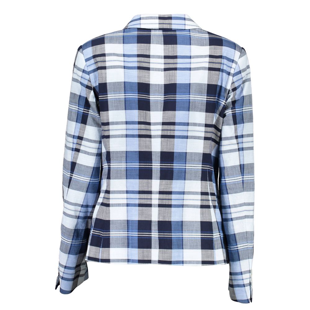 Veste femme en coton bleu clair Gant