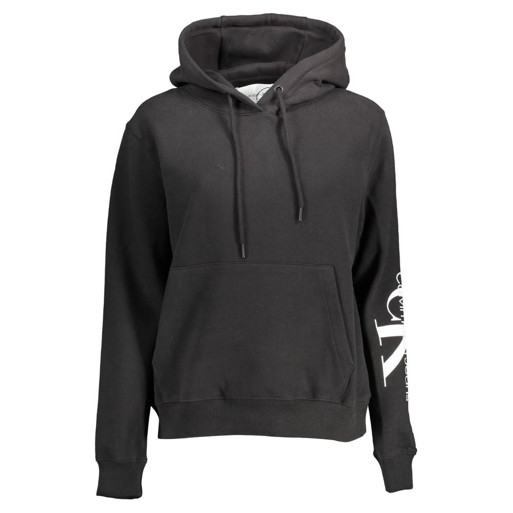 Calvin Klein Damen Pullover aus schwarzer Baumwolle