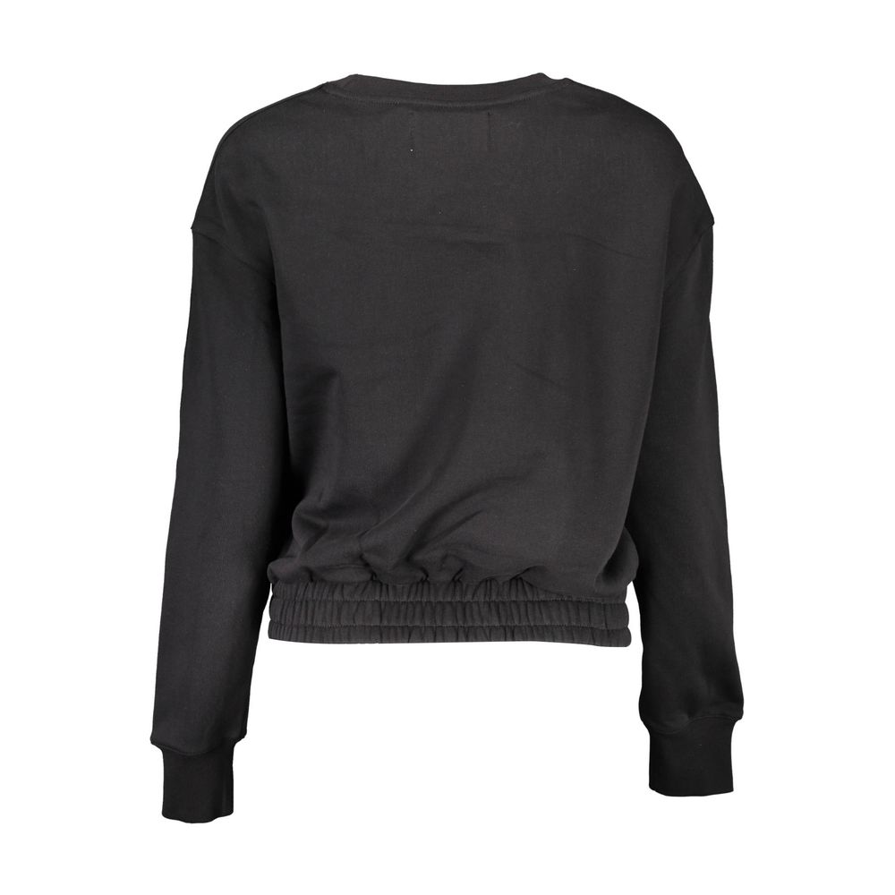 Calvin Klein Damen Pullover aus schwarzer Baumwolle