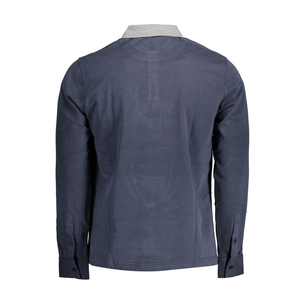 Harmont &amp; Blaine Herren Poloshirt aus blauer Baumwolle