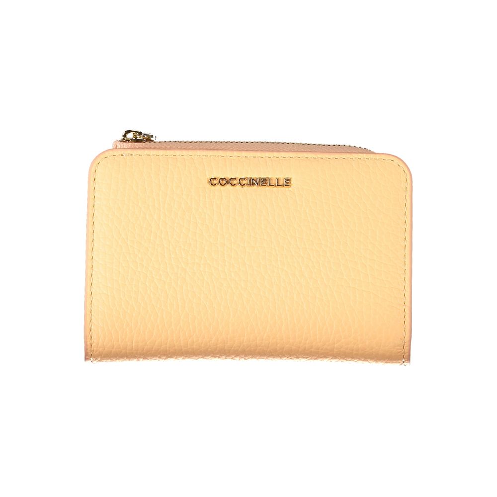 Coccinelle Orange Leder-Geldbörse