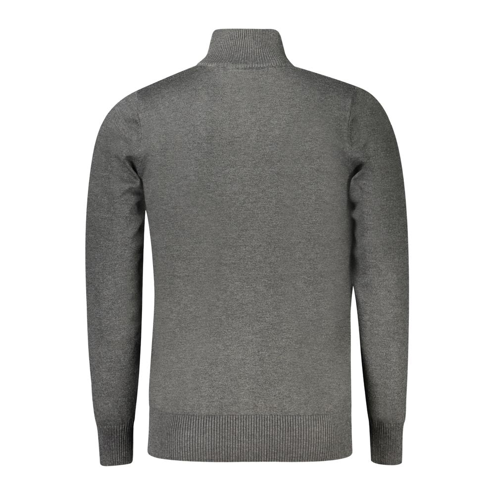 Pull Coveri Moving en viscose grise pour homme
