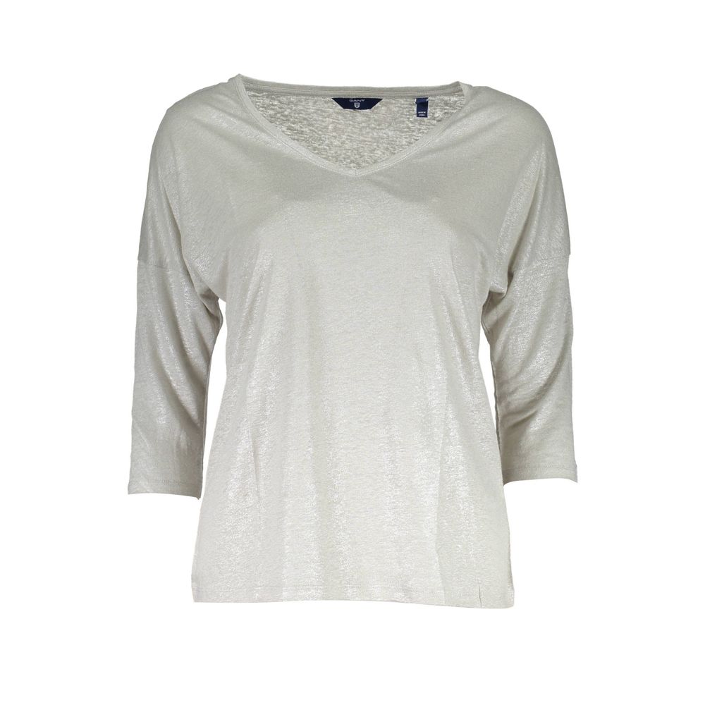 Gant Gray Linen Sweater