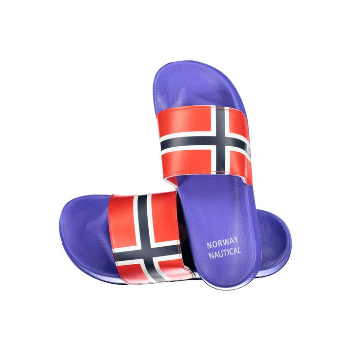 Norway 1963 Blaue Kunststoff-Sandalen für Herren