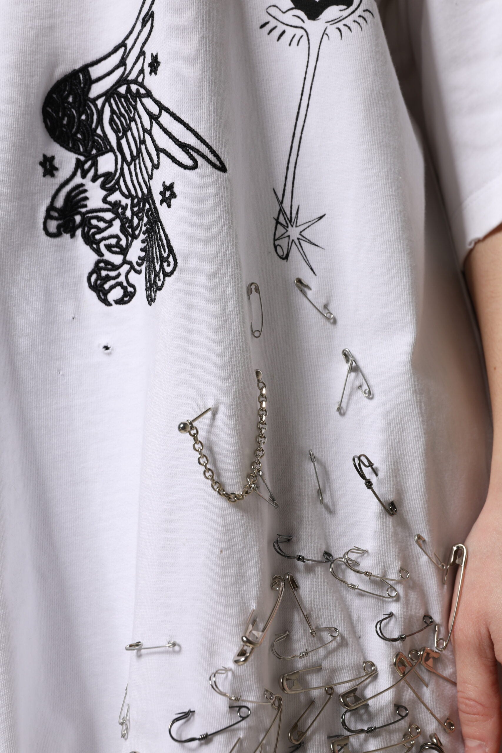 T-shirt imprimé DG BLESSED en coton blanc Dolce &amp; Gabbana