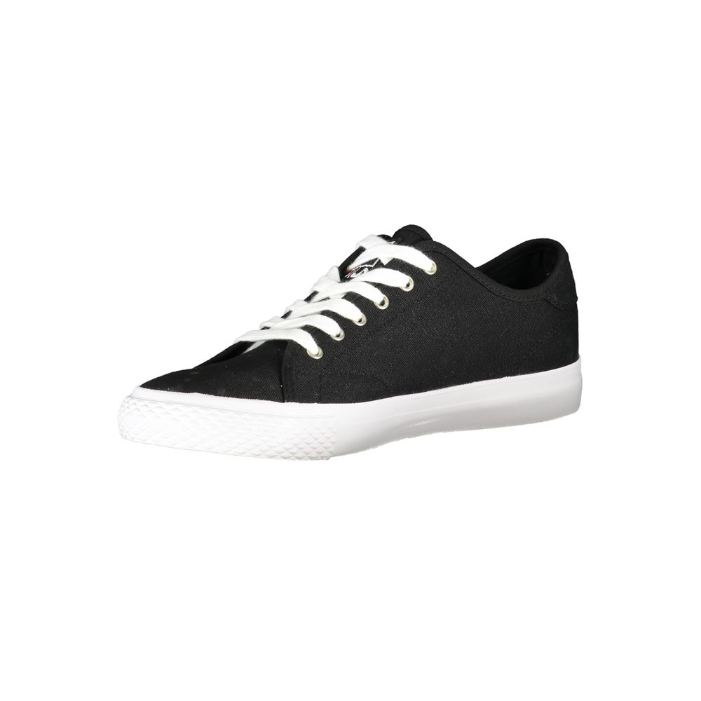 Baskets de sport Fila Sleek noires à lacets