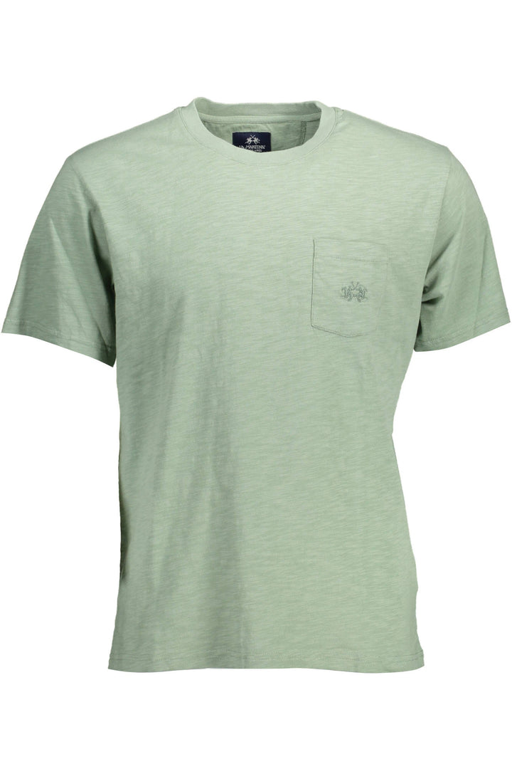 LA MARTINA MEN&#39;S SHORT SLEEVE T-SHIRT GREEN