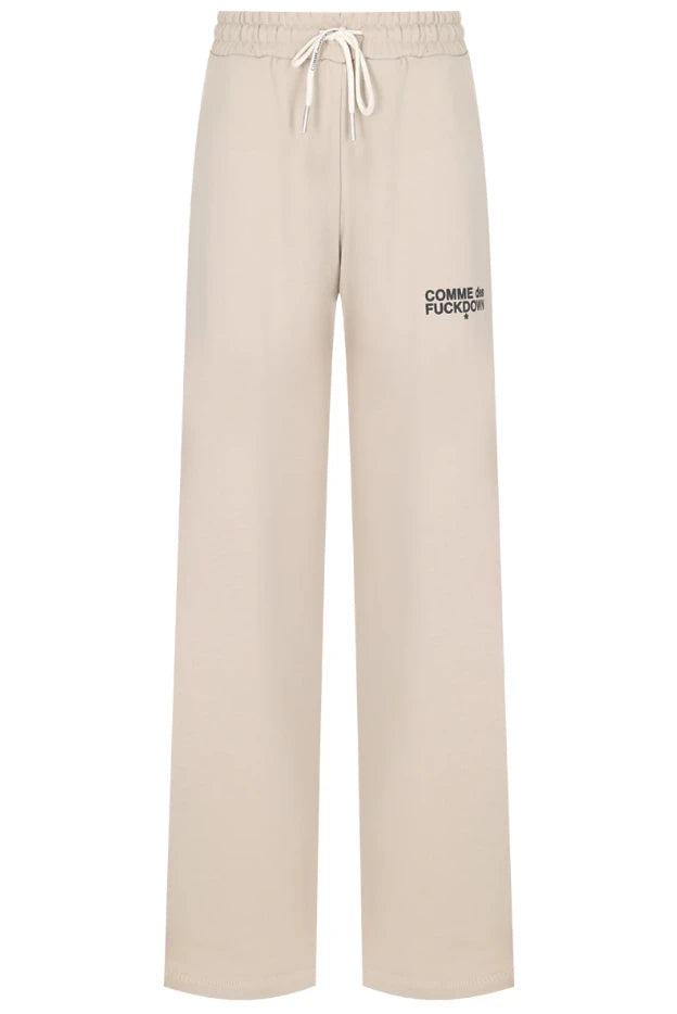 Comme Des Fuckdown Trousers Beige Woman