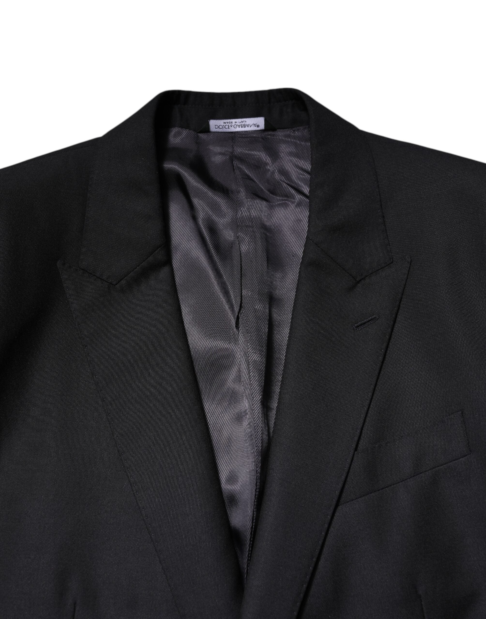 Veste blazer en laine bleu foncé MARTINI de Dolce &amp; Gabbana