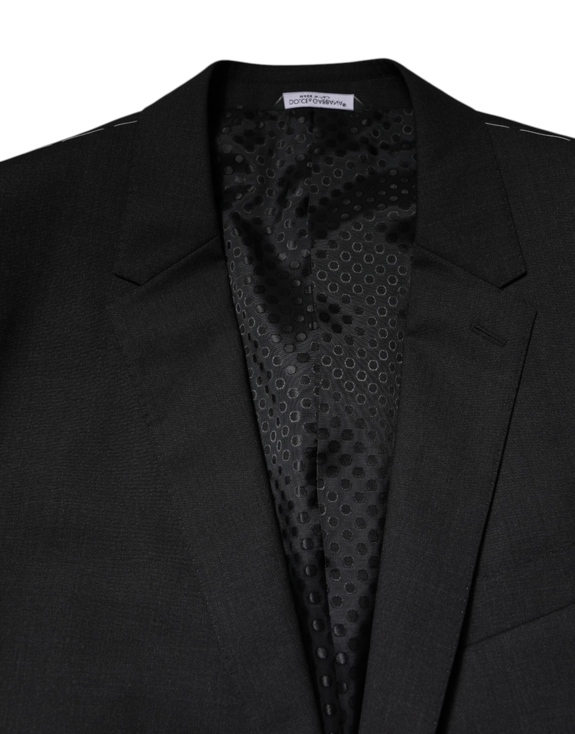 Veste simple boutonnage MARTINI gris foncé Dolce &amp; Gabbana