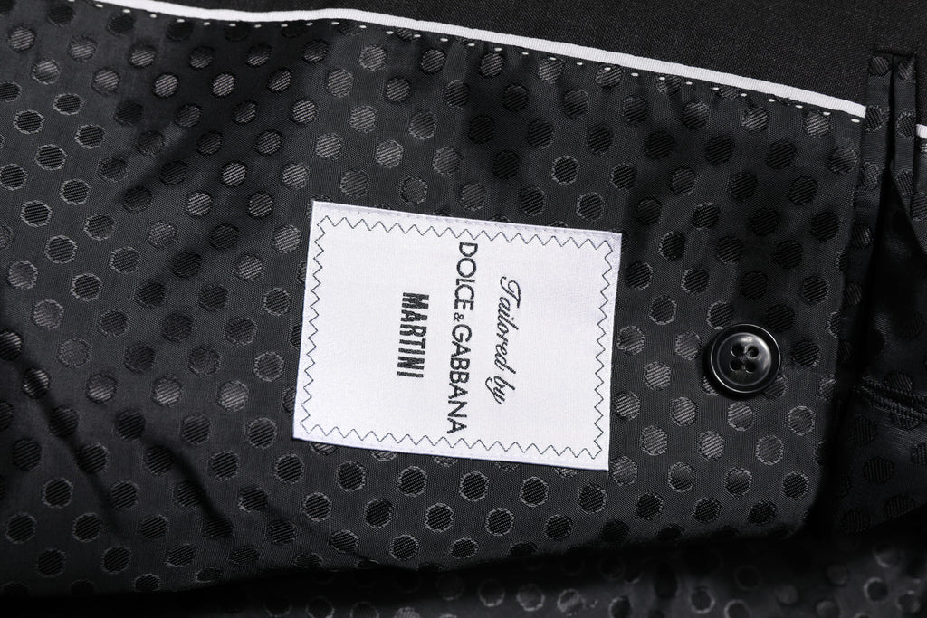 Veste simple boutonnage MARTINI gris foncé Dolce &amp; Gabbana