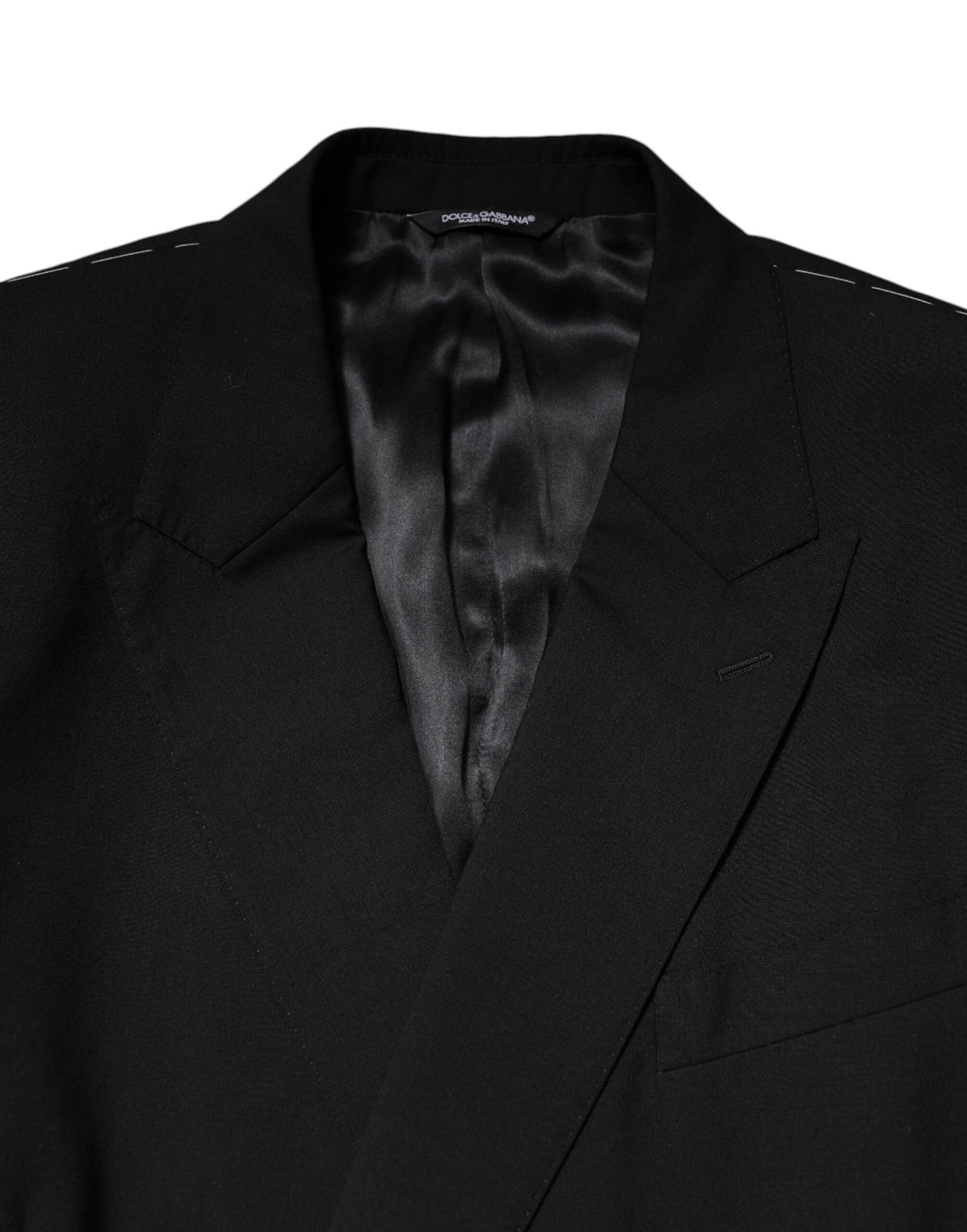 Veste de costume croisée noire MARTINI Dolce &amp; Gabbana