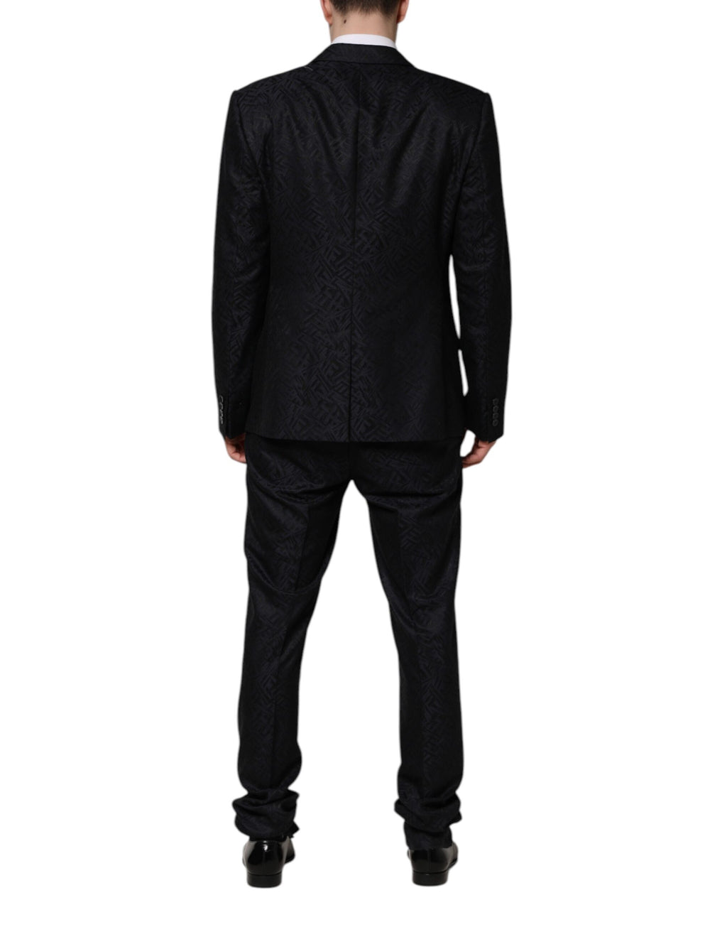Dolce & Gabbana Black MARTINI King Skeleton 2 Piece Suit